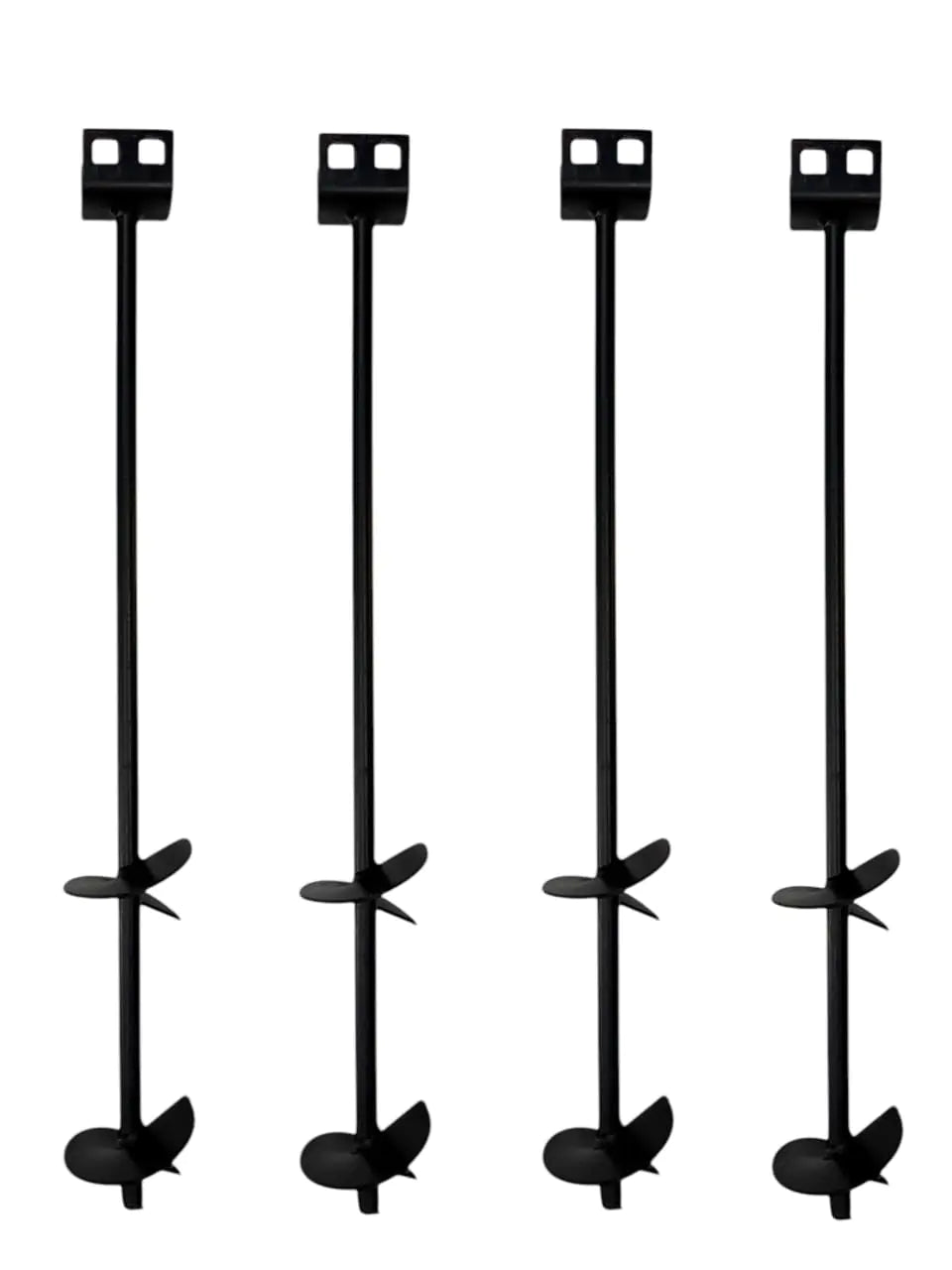 3/4" x 30" Double Disk Earth Auger Anchor (4 Anchor / tiedown mooring pack))