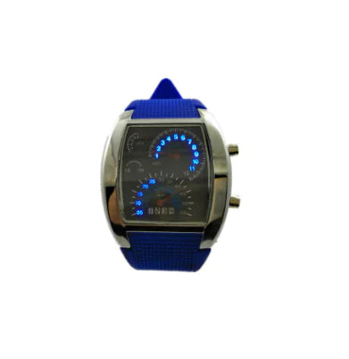 LED Electronic Aviation Watch for Men - Stylish Sports Design