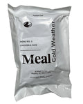 Cold Weather MRE Meal Ready to Eat USGI Menu #5 Chicken & Rice