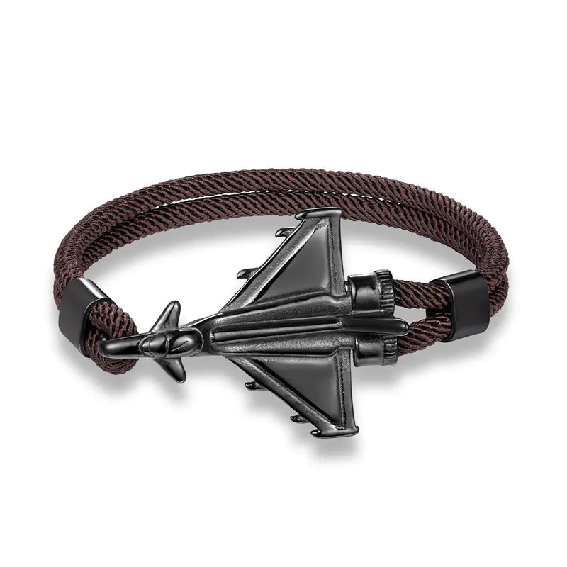 Men's Fashion Flying Machine Bracelet with Parachute Cord