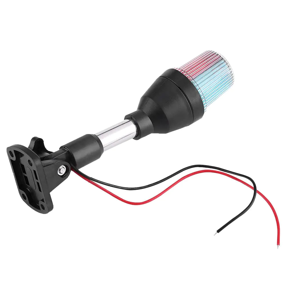 Adjustable Marine Boat LED Light Yacht Light Shoreline TriColor Red Green Fold Down Stern Anchor LED Navigation Lamp