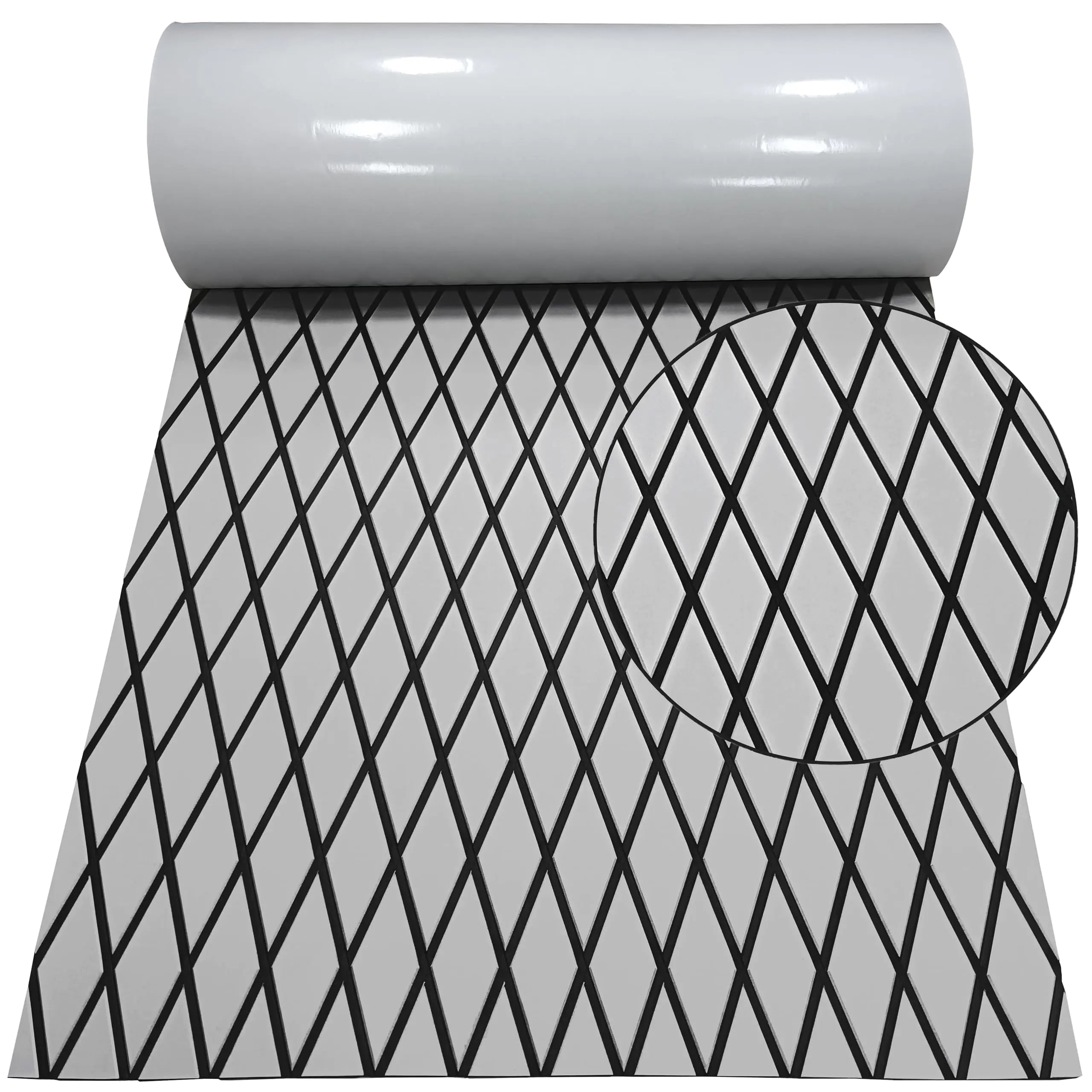 Boat Flooring EVA Foam Boat Decking Self-Adhesive Faux Teak Marine Flooring Non-Slip Mat for Boat Deck Yacht Motorboat，102.4"/94.5"/86.6"/x 37.4"