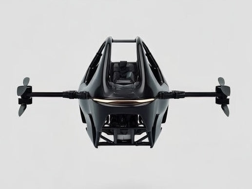 Airborn APEX - evtol ultralight - 8 motor redundant personal aircraft - manned quadcopter drone