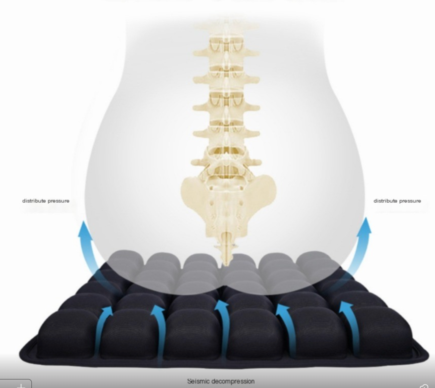 Inflatable Breathable Seat Cushion