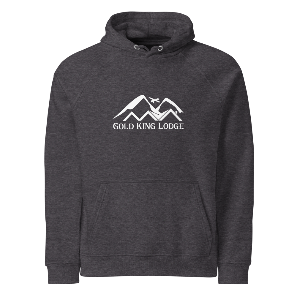 Gold King Lodge, Alaska Sweatshirt - Eco Raglan Hoodie | SOL'S Unisex