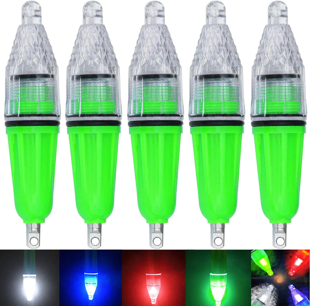 Underwater Light Deep Drop Fishing Light Waterproof Flashing Attractive Light Fishing Lamp Bait Lure Tools Fishing Equipment 5 Colors
