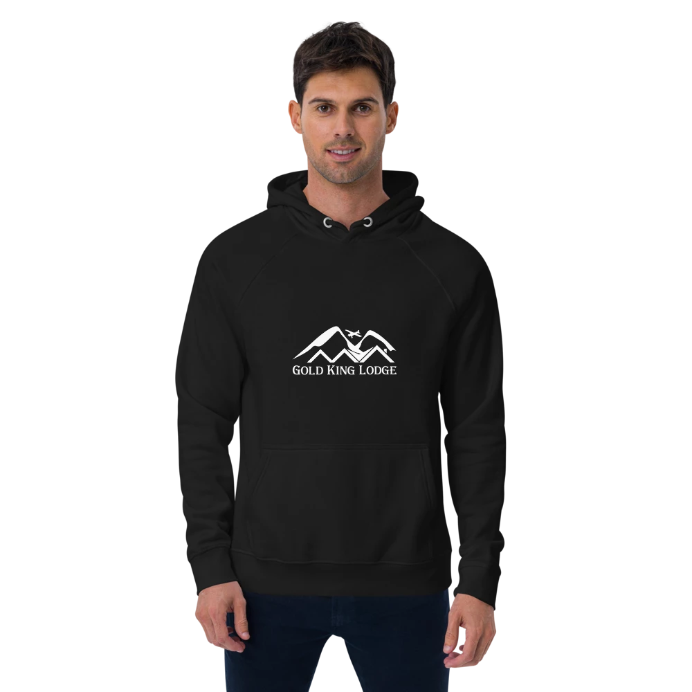 Gold King Lodge, Alaska Sweatshirt - Eco Raglan Hoodie | SOL'S Unisex