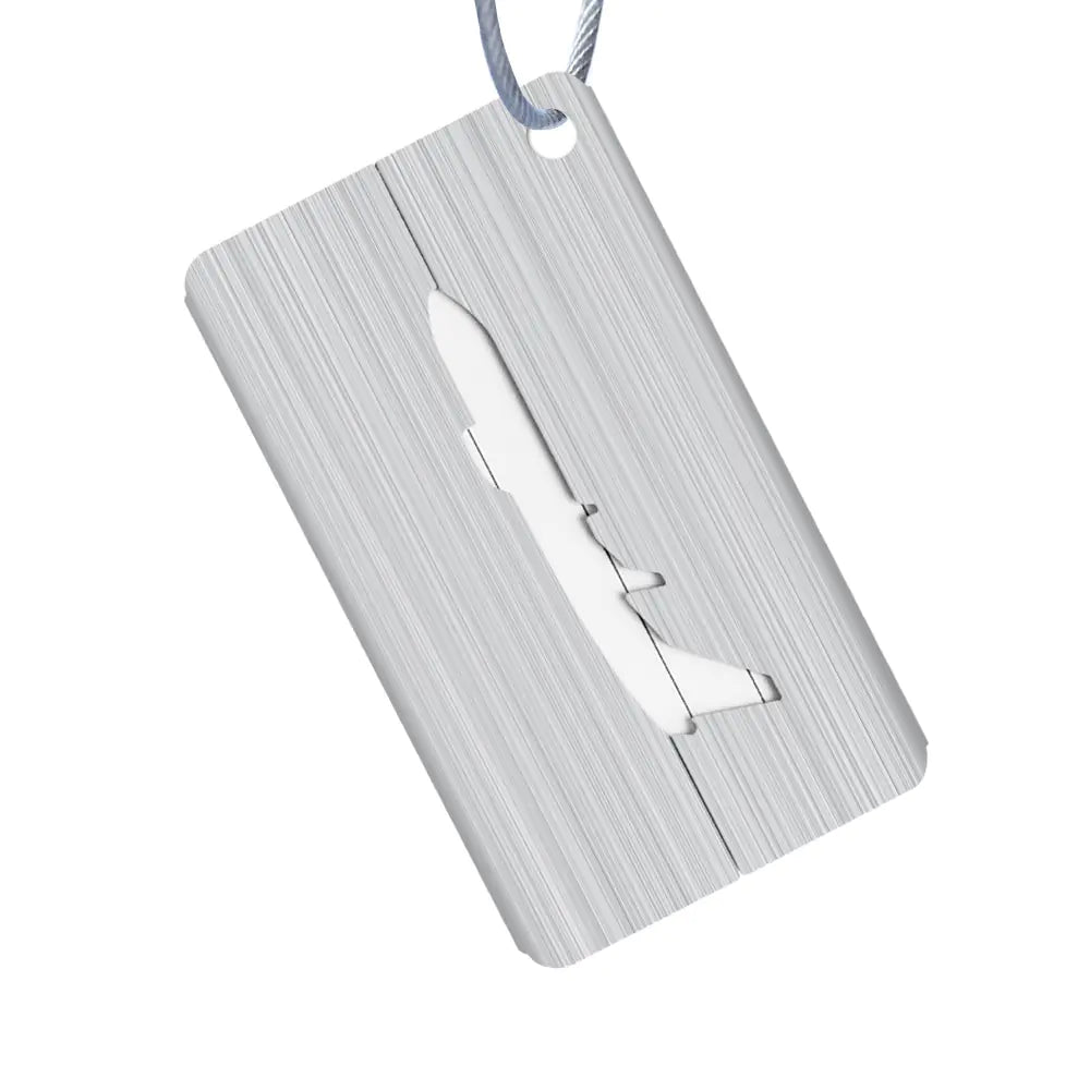 Aluminum Alloy Pilot Flight Bag Luggage Tag for Boarding Pass Aircraft