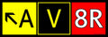 Aviator (AV8R) Airport Taxiway Sign Aviation Sticker/Decal for Pilots and Other Aviation Enthusiasts! Gift for Any Aviator!