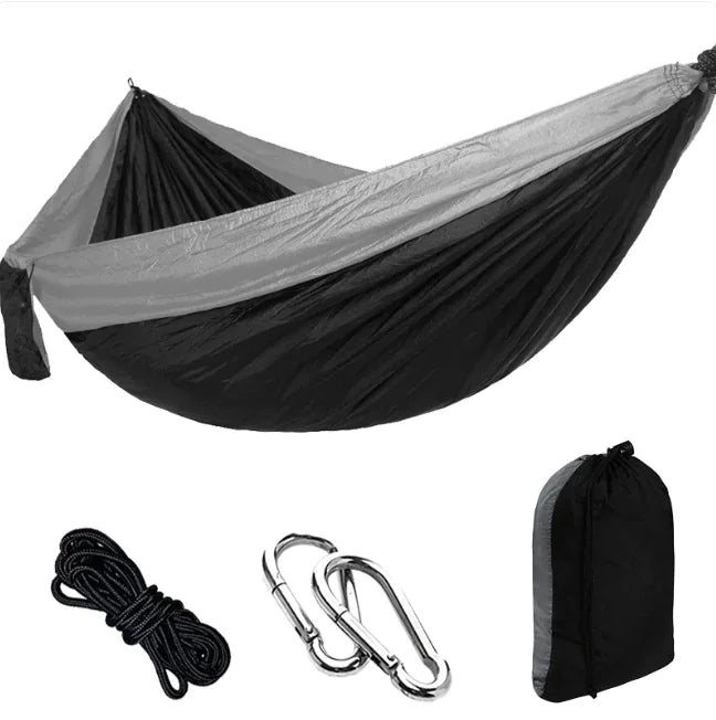 Outdoor Double Camping Hammock - 210T Parachute Nylon