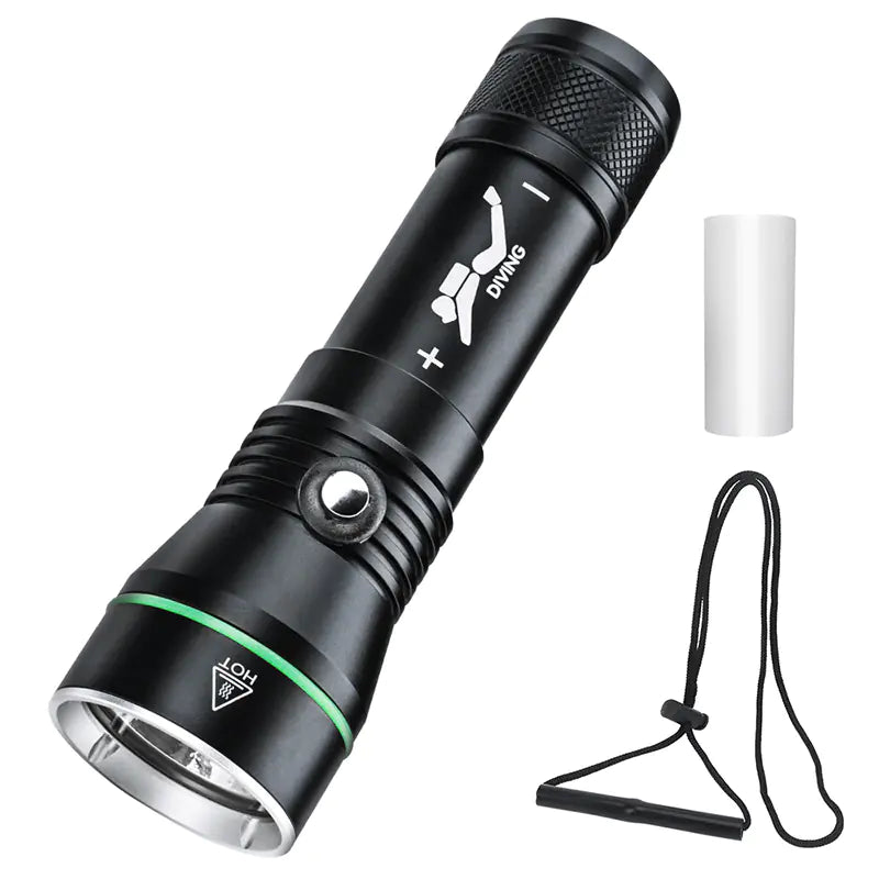 High-Power P50 Underwater Diving Flashlight
