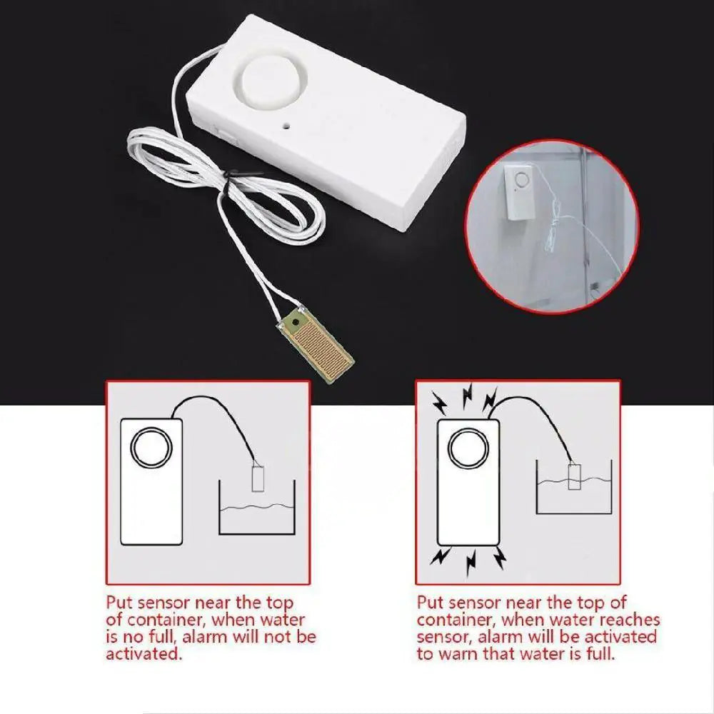 Solar Water Level and Leak Alarm Detector