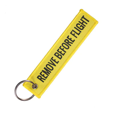 Aviation Gift Keychain - Remove Before Flight