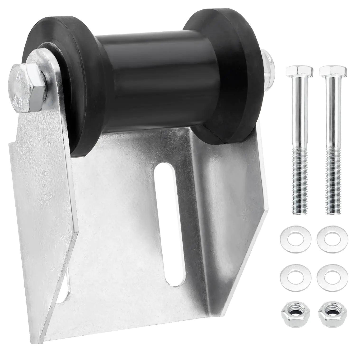 Venussar Boat Trailer Rollers with Brackets 4" Keel Roller Assembly Kit for Boat Trailer