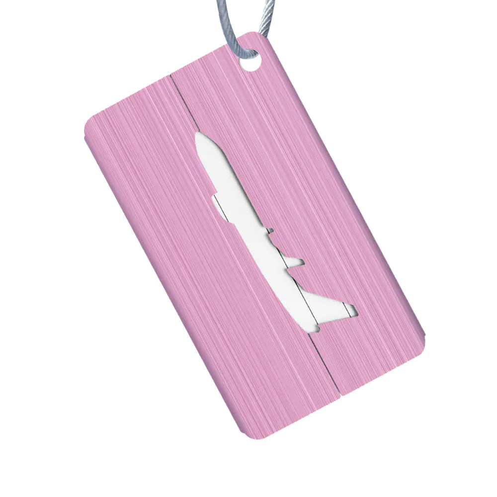 Aluminum Alloy Pilot Flight Bag Luggage Tag for Boarding Pass Aircraft