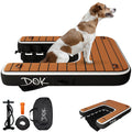 DOK Dog-DOK Mini Inflatable Dock Platform: Safe & Easy Water Access for Dogs Up to 30 lbs; Floating Non-Slip EVA Foam with Dog Boat Ramp for Pool Dock & Lake | Military Grade & High Visibility