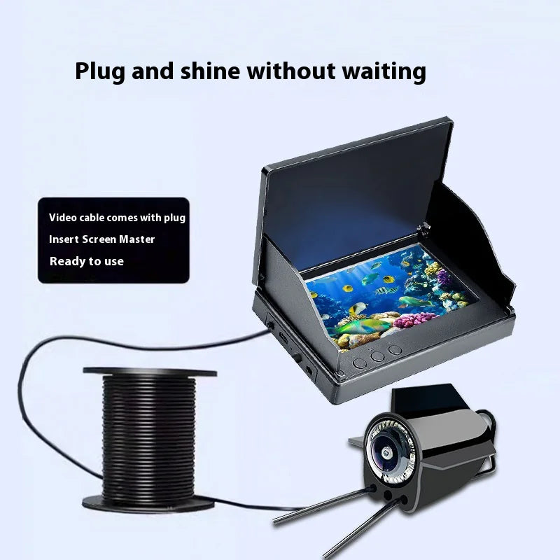 HD Underwater Fish Finder with Temperature Sensor