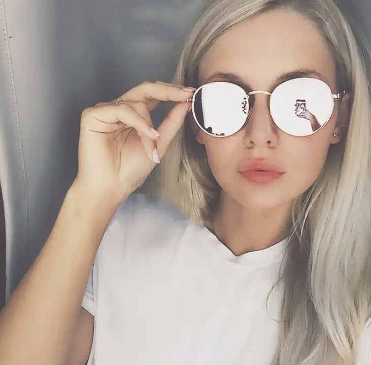 Vintage Round Women's Sunglasses