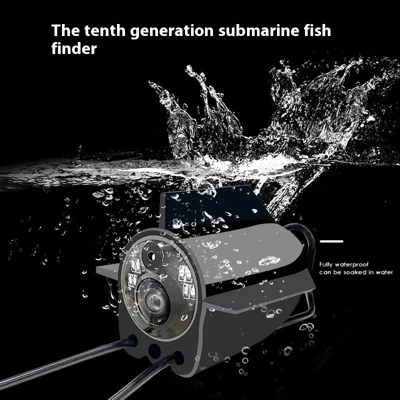 HD Underwater Fish Finder with Temperature Sensor