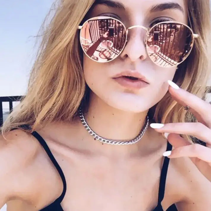Vintage Round Women's Sunglasses