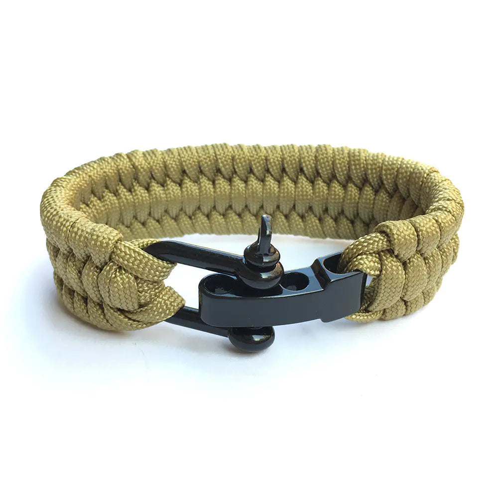 Outdoor Camping Emergency Parachute Cord Bracelet