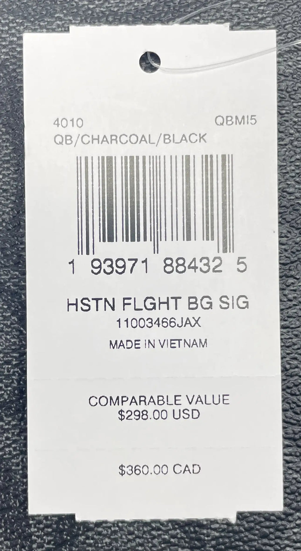 Coach Signature Leather Houston Flight Bag