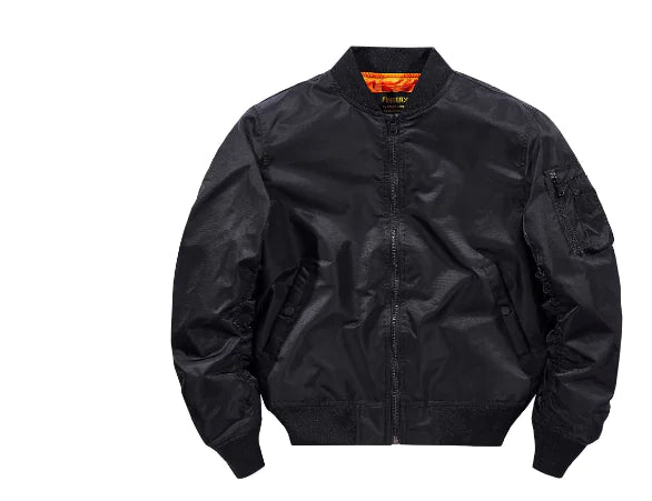 Men's Military Green Pilot Jacket - European Style