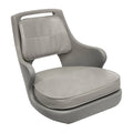 Wise 8WD015-3-717 Standard Compact Pilot Chair with Cushions and Mounting Plate Grey/Grey