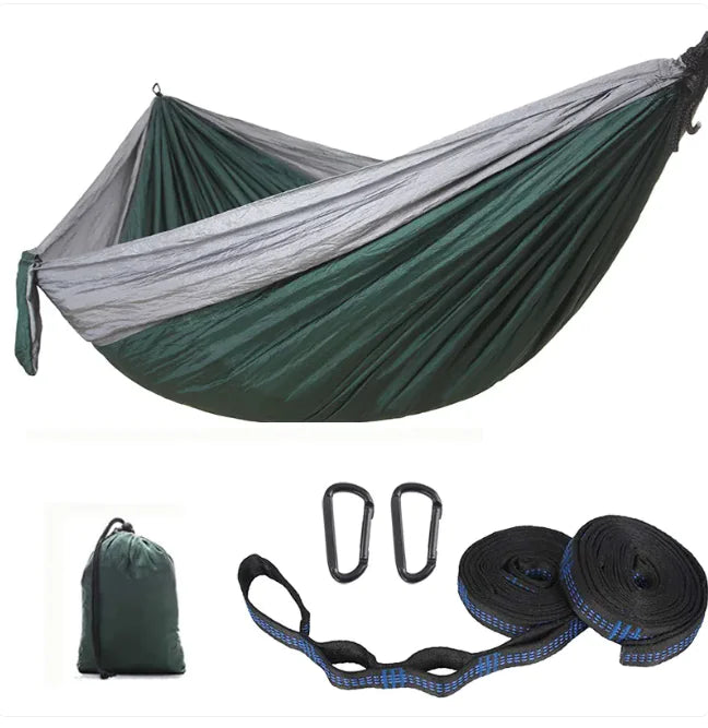 Outdoor Double Camping Hammock - 210T Parachute Nylon