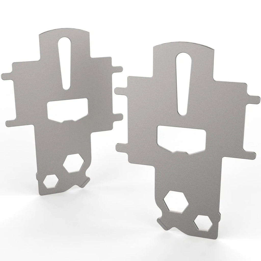 Boat Gas Cap Key 2pcs Multifunctional 316 Stainless Steel Deck Plate Fuel Key Tool for Yacht Replacement Key for Fuel Water Tank