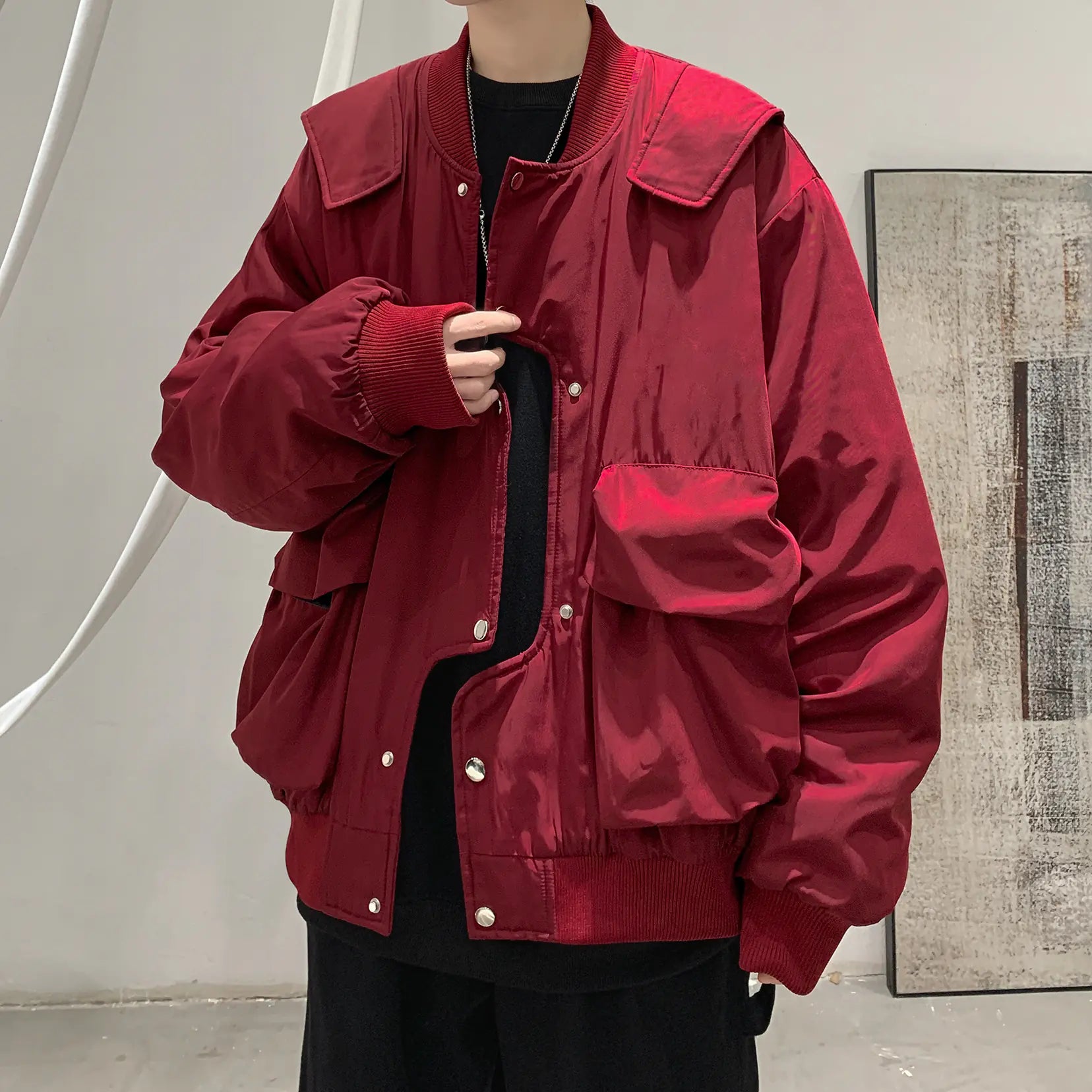 Men's Fashion Pilot Jacket for Work