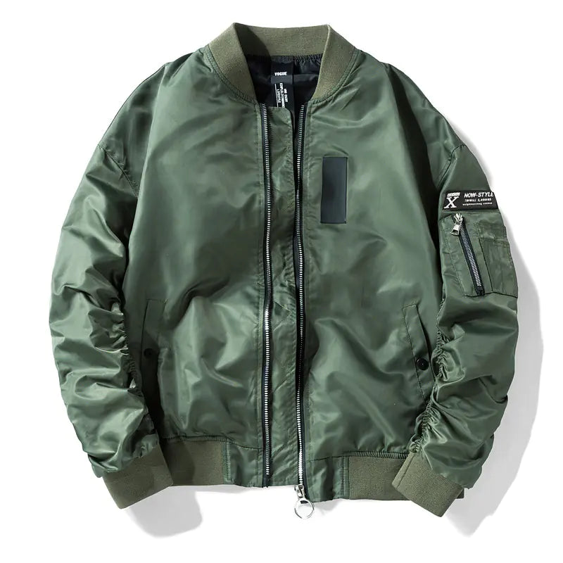 Men's Spring and Autumn Pilot Baseball Jacket
