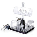 Glass Sailing Wine Bottle Container
