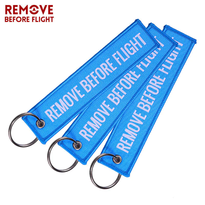 Colorful Weaving Keychain - Remove Before Flight