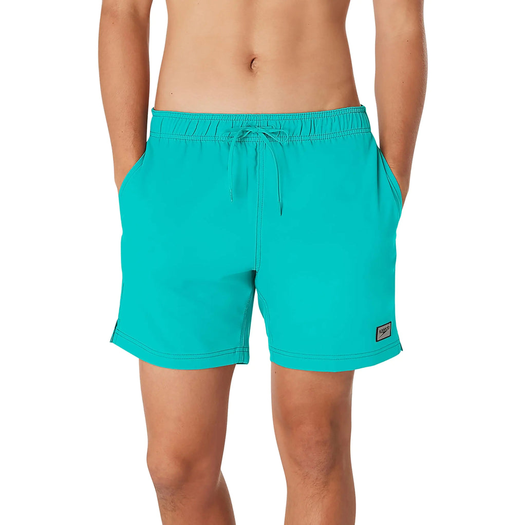 Speedo Standard Swim Trunk Mid Length Redondo Solid Arctic Glass