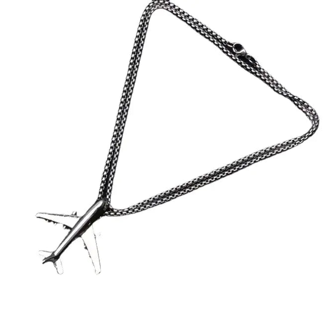 Personalized Elegant Aircraft Necklace for Youth