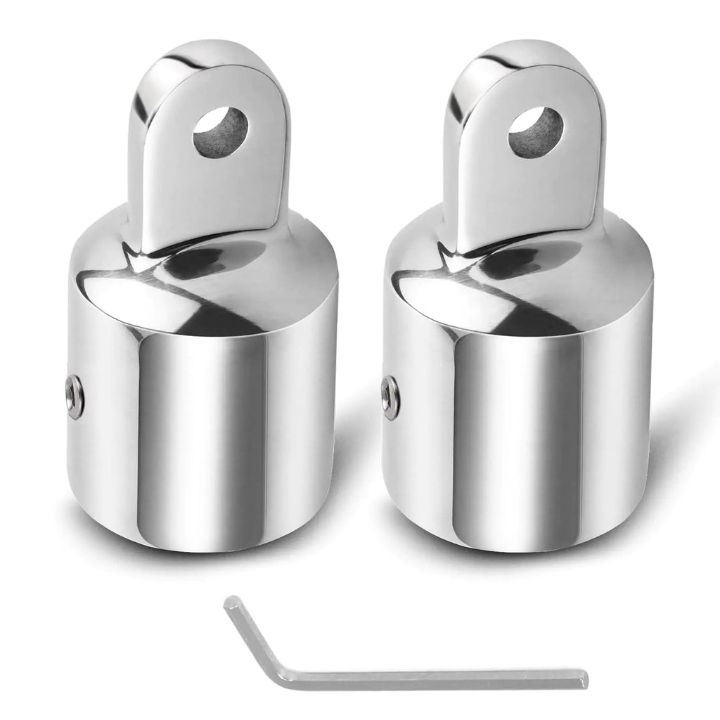 Atibin Stainless Steel Top Fittings Boats Marine Yacht Bimini Cap Boat Heavy Cap Bimini Top Fittings SUS316 7/8inch 2Pcs