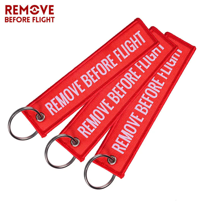 Colorful Weaving Keychain - Remove Before Flight