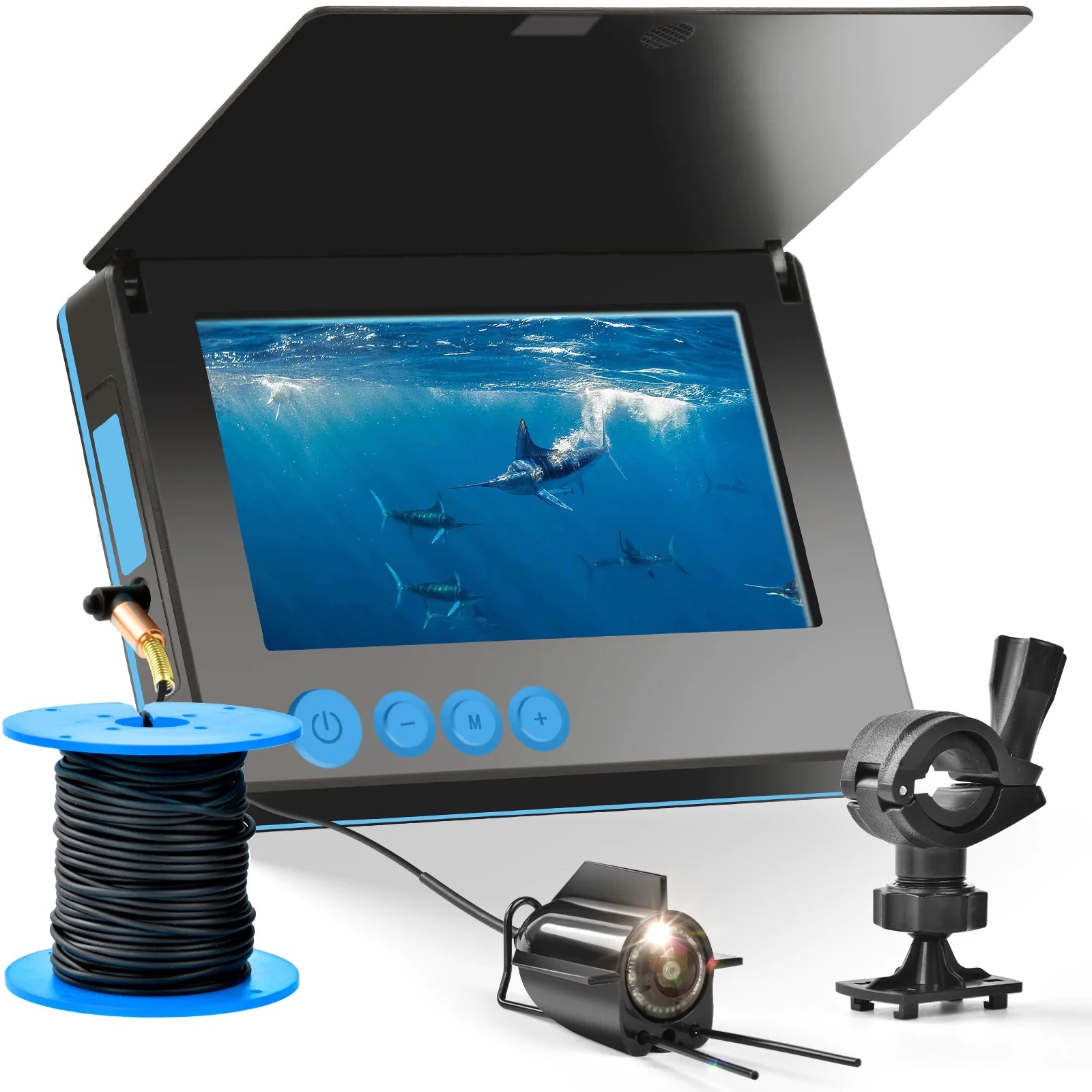 HD Underwater Fish Finder with Temperature Sensor