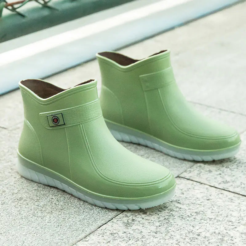 New Women's Low Tube Candy Color Cotton Water Shoes